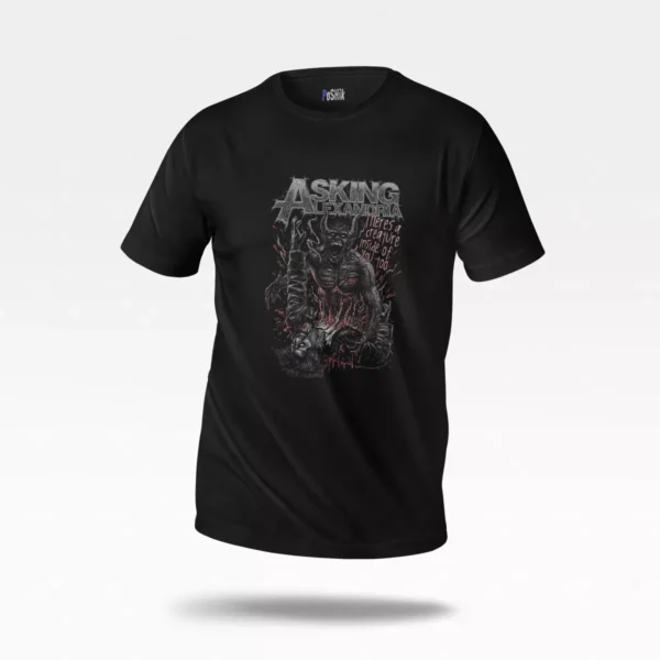 تیشرت اسکینگ الکساندریا طرح دیو (Asking Alexandria)