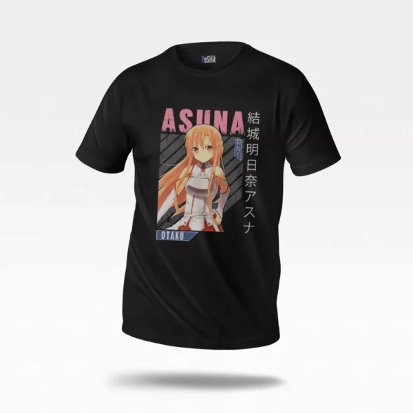 تیشرت انیمه سورد آرت آنلاین طرح آسونا پرتره (Asuna)
