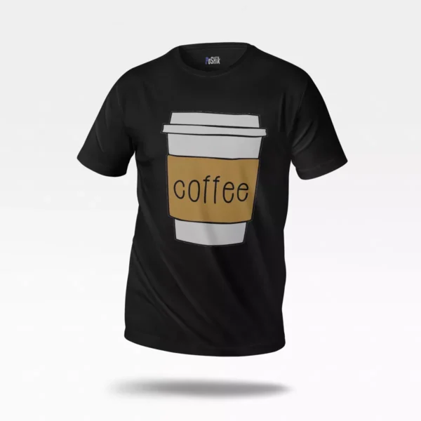 تیشرت قهوه طرح لیوان Coffee