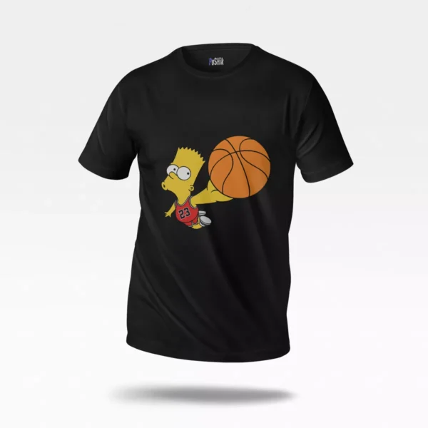 تیشرت سیمپسون‌ها طرح بارت بسکتبالیست (Bart Simpson)