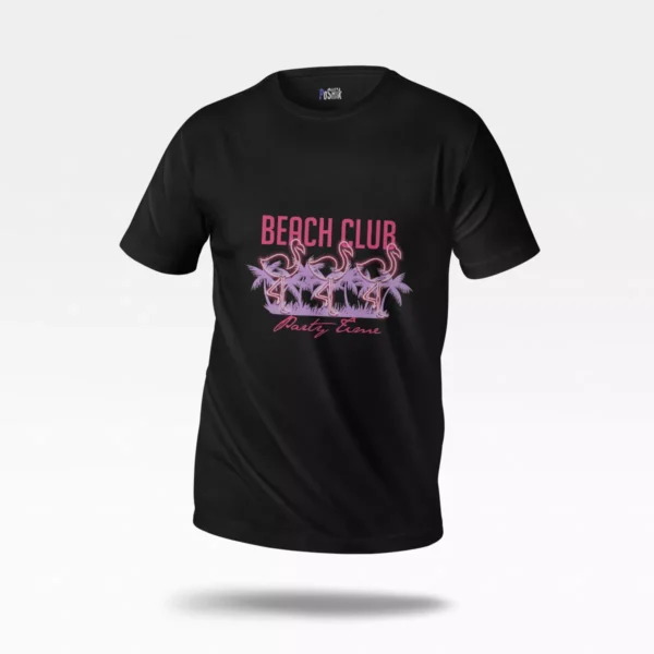 تیشرت فلامینگو طرح Beach Club
