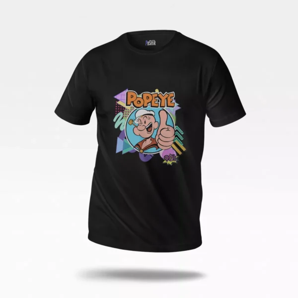 تیشرت پاپای طرح کارتونی دهه ۹۰ (Popeye)