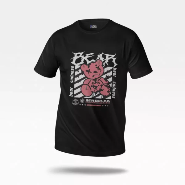 تیشرت خرس غمگین طرح Street Bear
