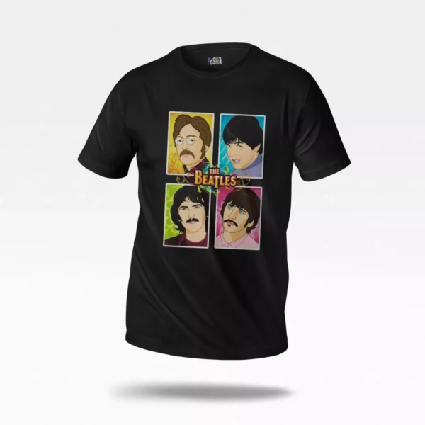 تیشرت بیتلز طرح پرتره گروهی (The Beatles)