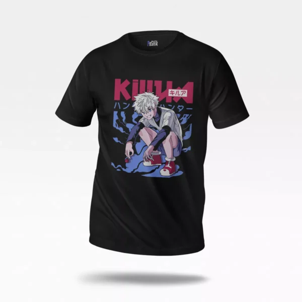تیشرت انیمه هانتر x هانتر طرح کیلوا (Killua)