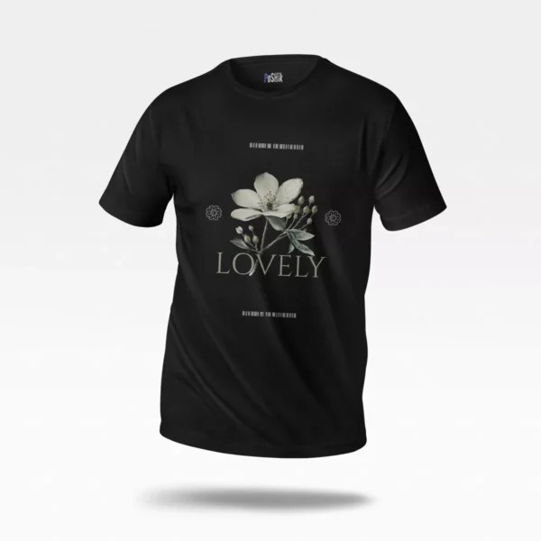 تیشرت گل طرح Lovely