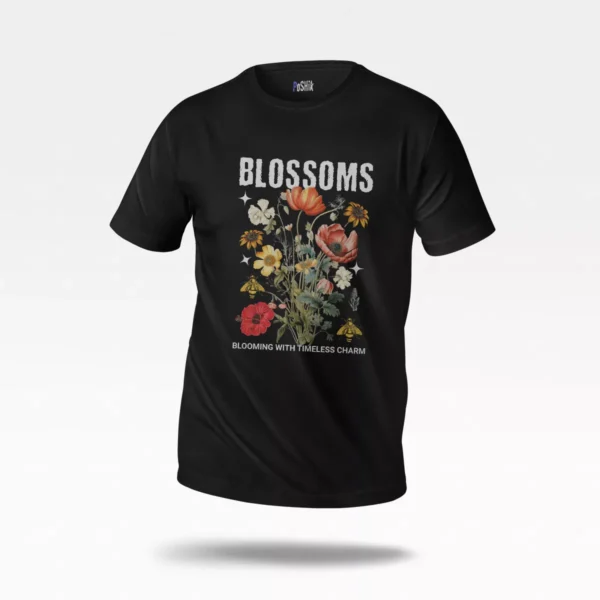 تیشرت گل و شکوفه طرح Blossoms