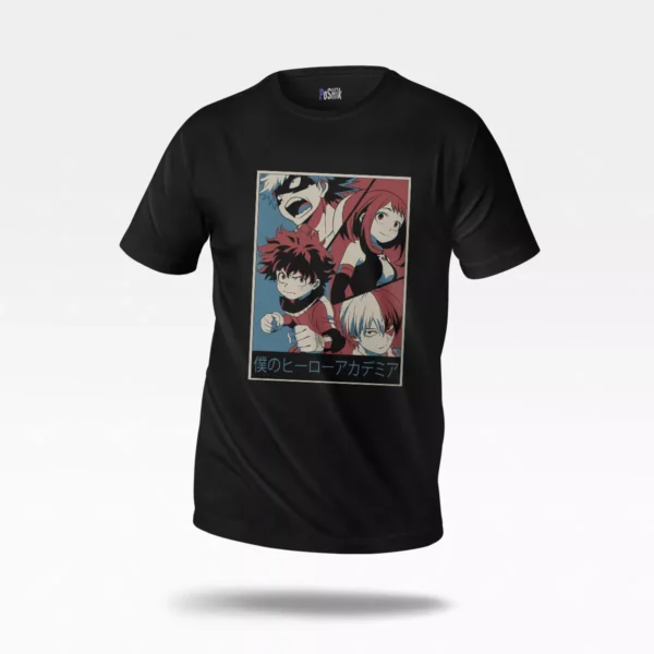 تیشرت انیمه بوکو نو هیرو طرح گروهی (My Hero Academia)