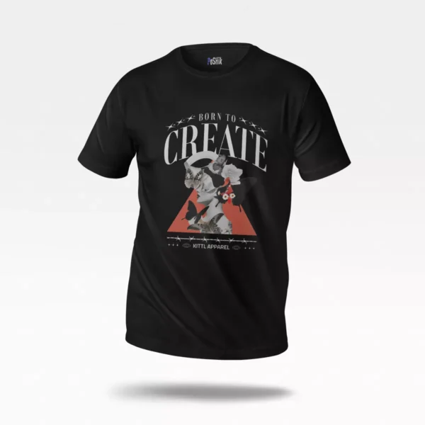 تیشرت نوشته Born to Create