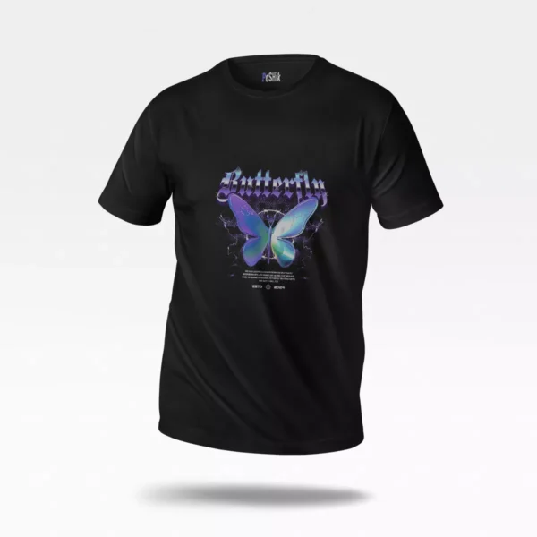 تیشرت پروانه طرح درس زندگی (Butterfly)