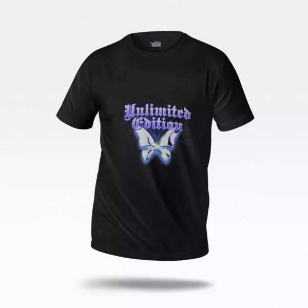 تیشرت پروانه طرح Unlimited Edition