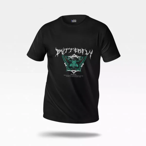 تیشرت پروانه دارک طرح Butterfly