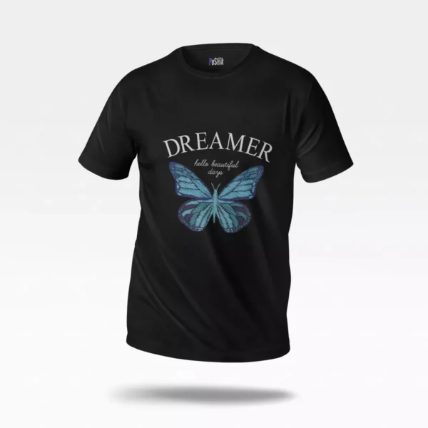 تیشرت پروانه طرح Dreamer