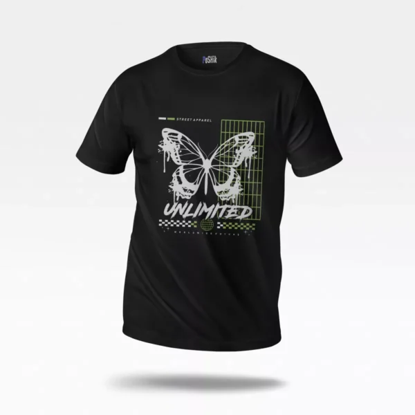 تیشرت پروانه طرح Unlimited