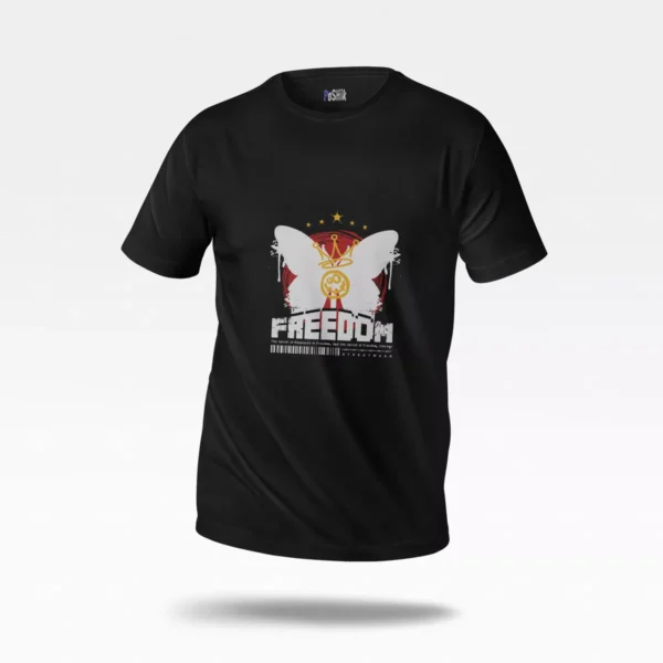 تیشرت پروانه طرح Freedom Crown