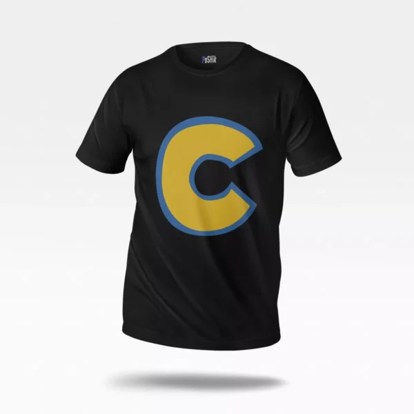 تیشرت طرح لوگو حرف C کروت (Corvette)