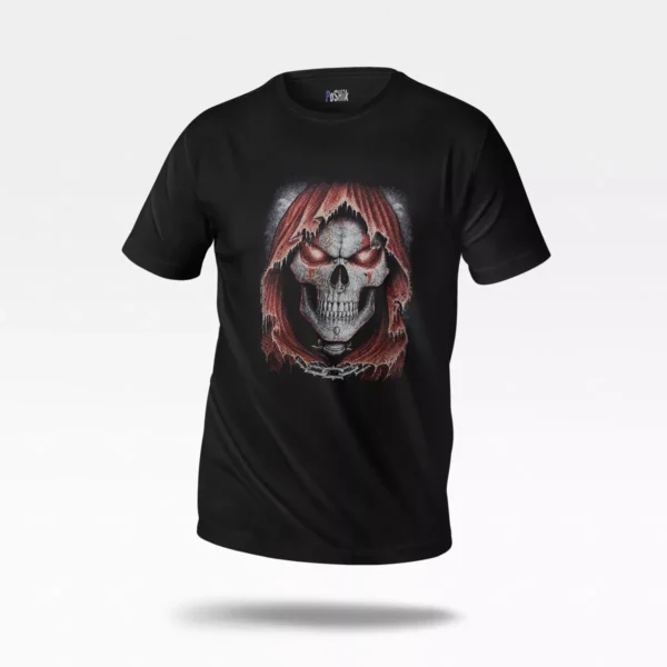 تیشرت جمجمه طرح شبح قرمز (Red Hood Reaper)