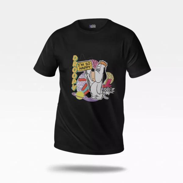 تیشرت دروپی طرح I'm So Happy (Droopy)