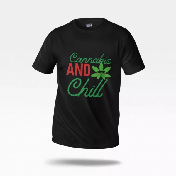 تیشرت طرح Cannabis and Chill