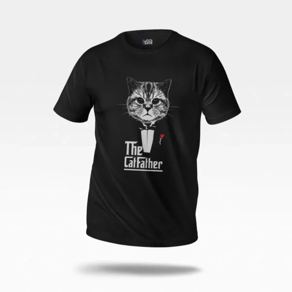 تیشرت گربه طرح The CatFather
