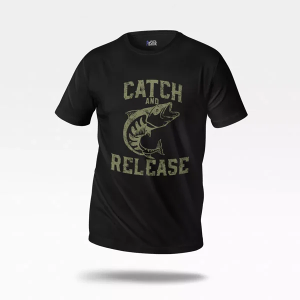 تیشرت ماهیگیری طرح Catch and Release