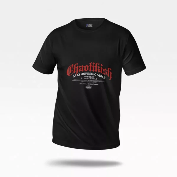 تیشرت استریت‌ویر طرح Stay Unpredictable