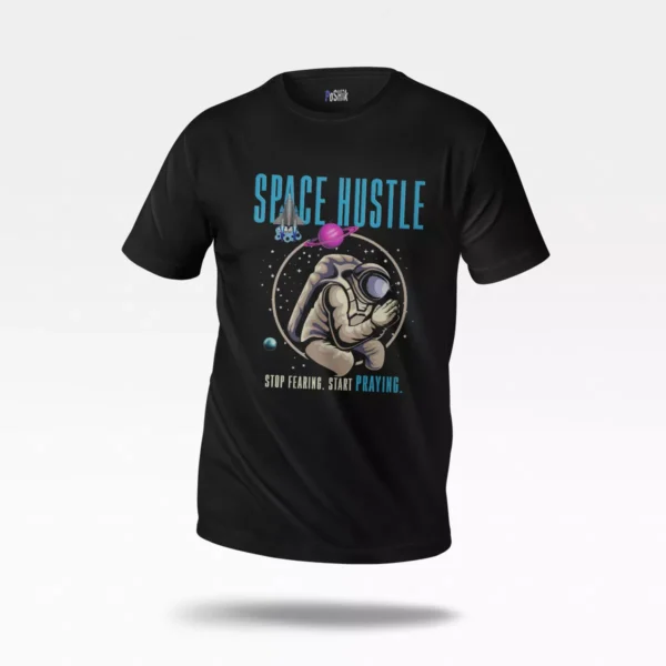 تیشرت فضانورد طرح Space Hustle
