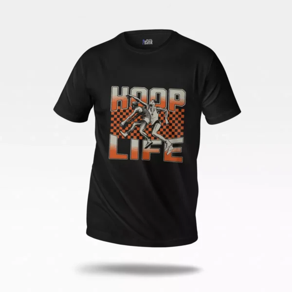 تیشرت بسکتبال طرح دوندگان نوشته Hoop Life