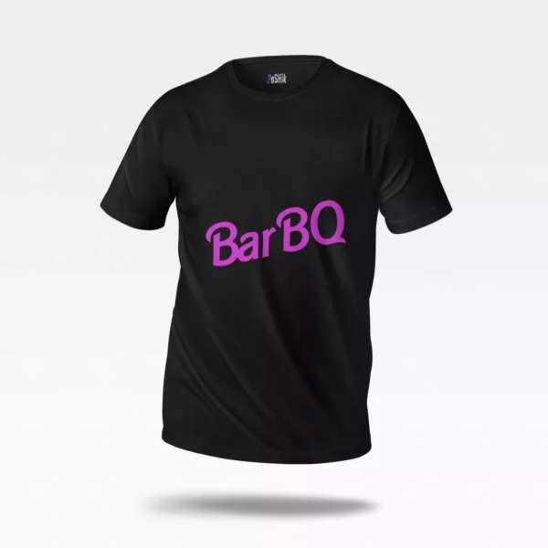 تیشرت طرح BarBQ (پارودی Barbie)