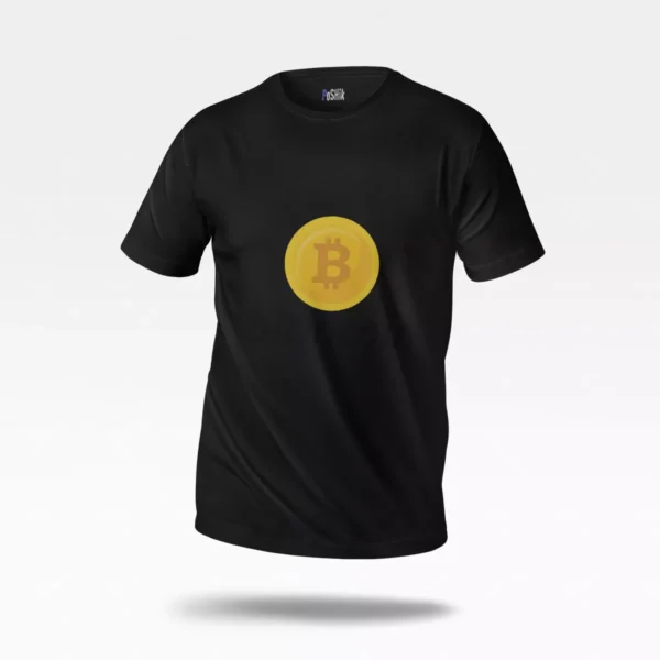 تیشرت بیت‌کوین طرح سکه (Bitcoin)