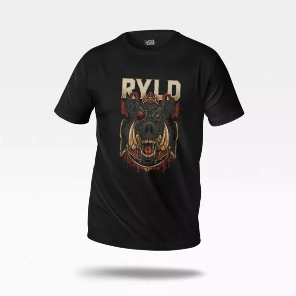 تیشرت طرح گراز وحشی RYLD