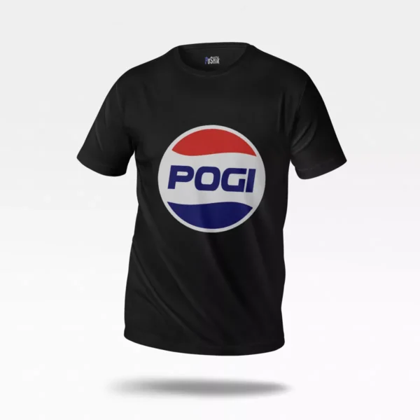 تیشرت طرح لوگوی پارودی نوشته Pogi