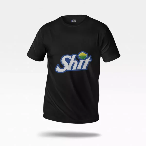 تیشرت طرح لوگوی پارودی نوشته Shit