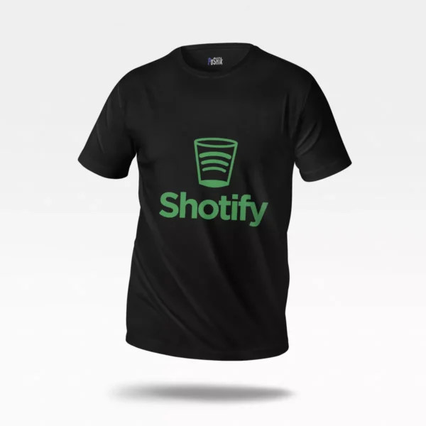 تیشرت طرح لوگوی شاتیفای (Shotify)