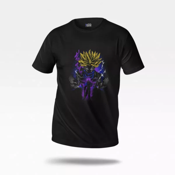 تیشرت انیمه دراگون بال طرح وجتا نئون (Vegeta Neon - Dragon Ball)
