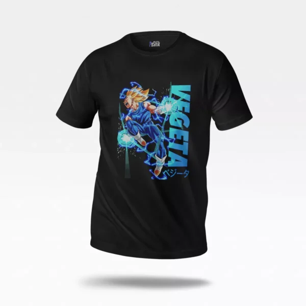 تیشرت انیمه دراگون بال طرح وجتا آبی (Vegeta Blue - Dragon Ball)