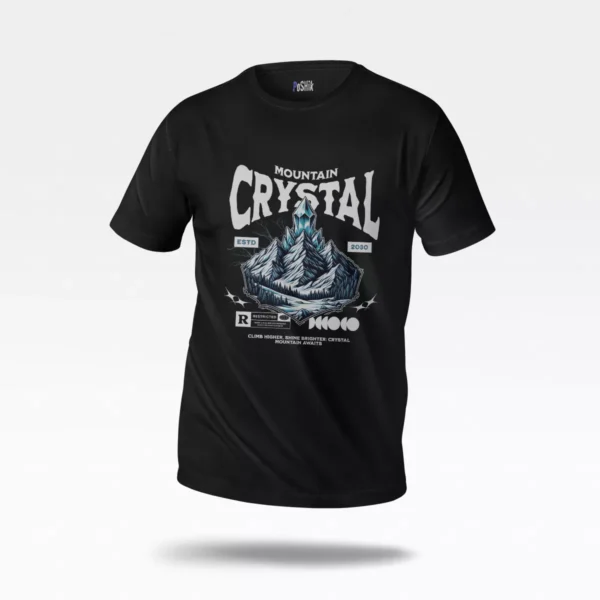 تیشرت طرح Mountain Crystal کوهستان