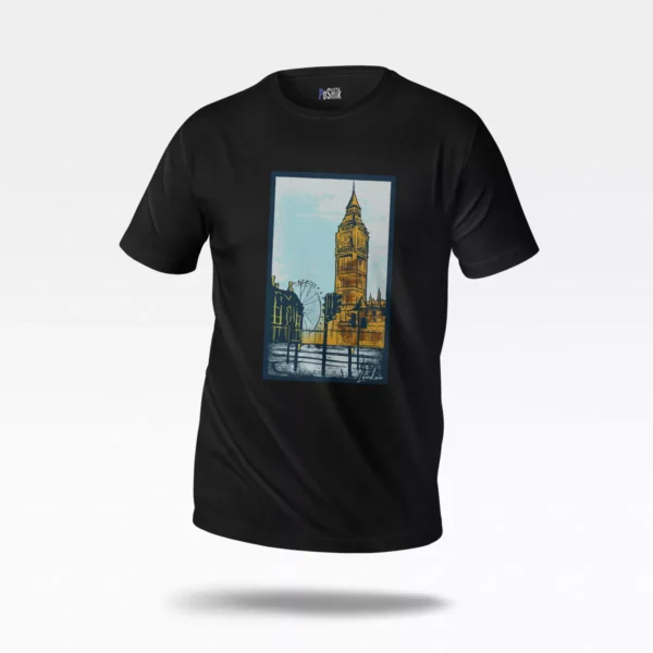 تیشرت طرح لندن بیگ بن (London Big Ben)