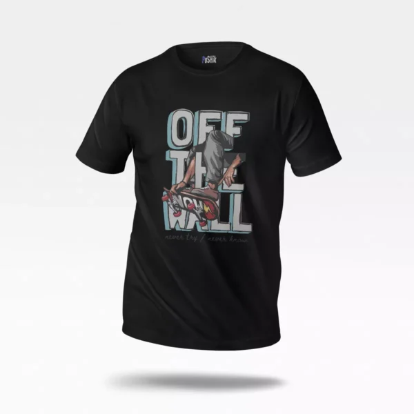 تیشرت اسکیت‌بورد طرح Off The Wall