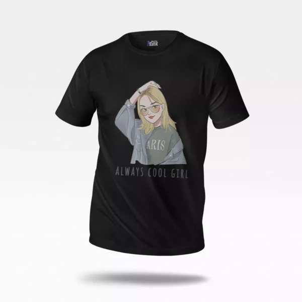 تیشرت دخترانه طرح Always Cool Girl
