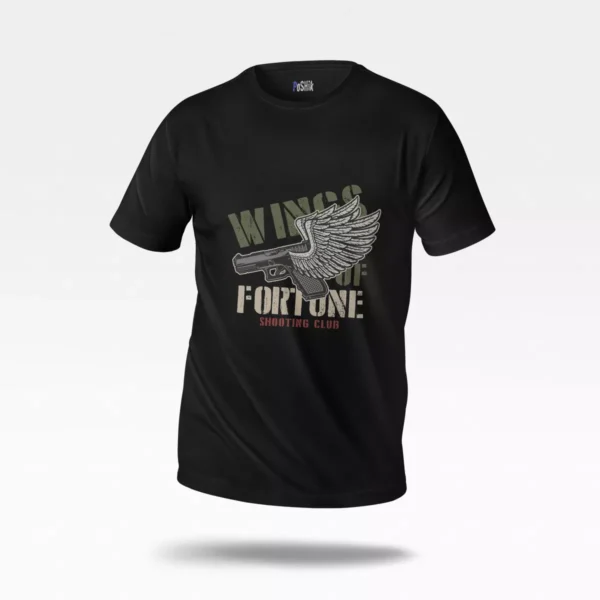 تیشرت اسلحه طرح Wings of Fortune
