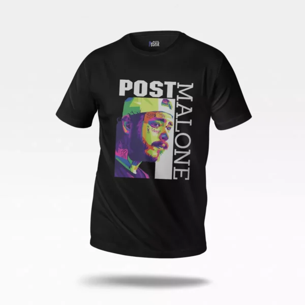تیشرت پست مالون طرح پاپ‌آرت (Post Malone)