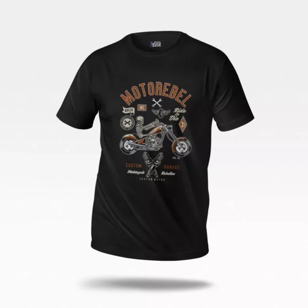 تیشرت موتور طرح Motorebel Ride or Die