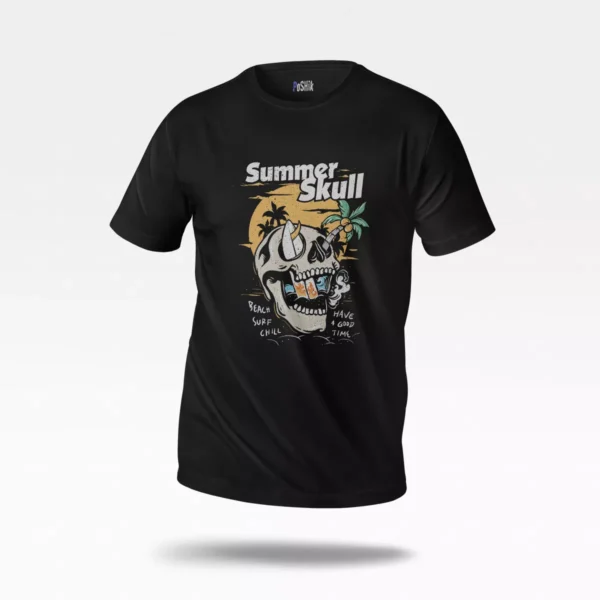 تیشرت جمجمه طرح Summer Skull