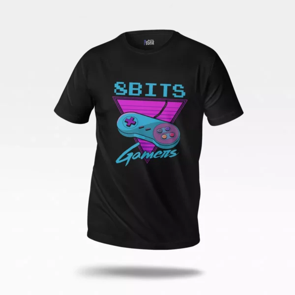 تیشرت گیمینگ طرح 8Bits Gamers