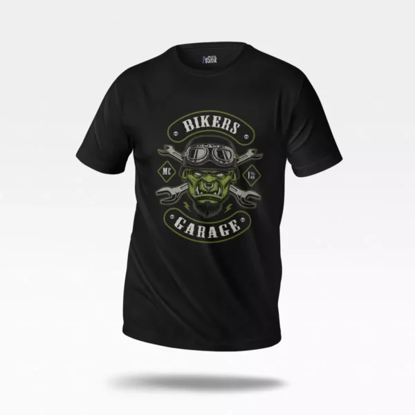 تیشرت طرح گاراژ موتورسواران Bikers Garage