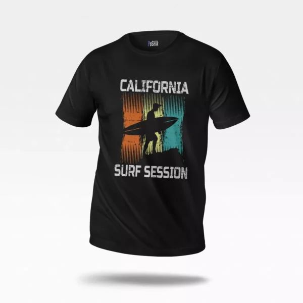 تیشرت ساحل طرح Sleep Eat Surf More