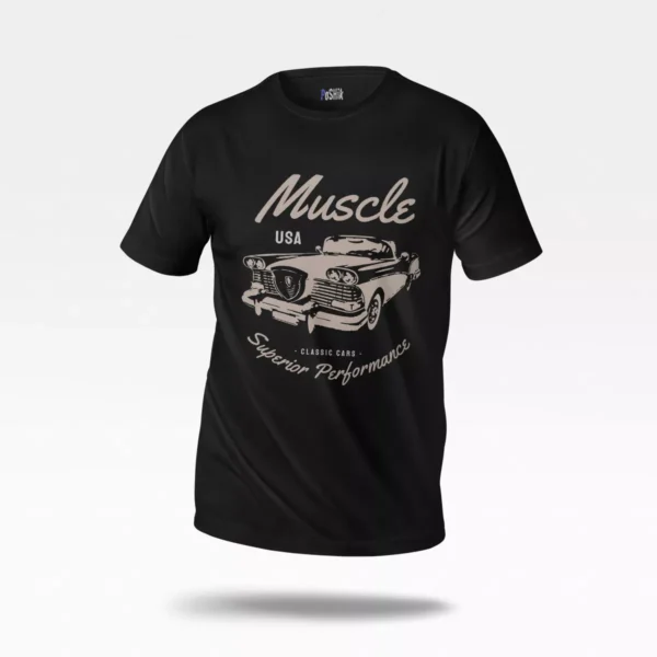 تیشرت ماشین کلاسیک طرح Muscle Car