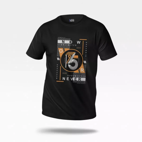 تیشرت استریت‌ویر طرح Never 75