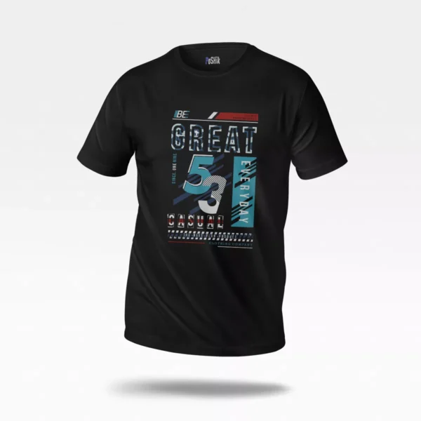 تیشرت استریت‌ویر طرح Great 5 Casual